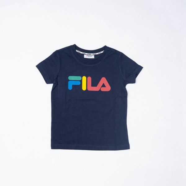 Camisetas Fila Menina Azul Marinho - Fila Rainbow En Portugal,JDRP-45817